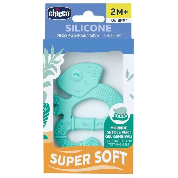 Chicco прорізувач для зубів "Ігуана" блакитна 28110.20 фото