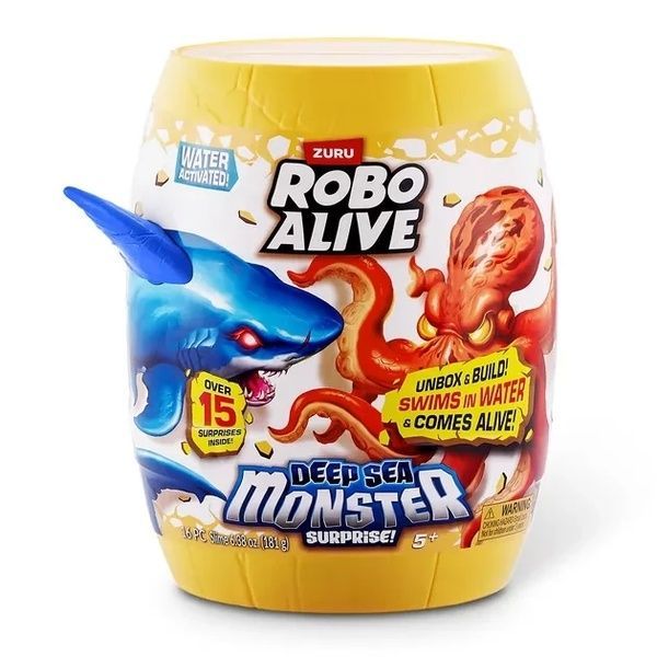 Интерактивный игровой набор Robo Alive &ndash; Глубоководный сюрприз. Большая белая акула 71155A фото