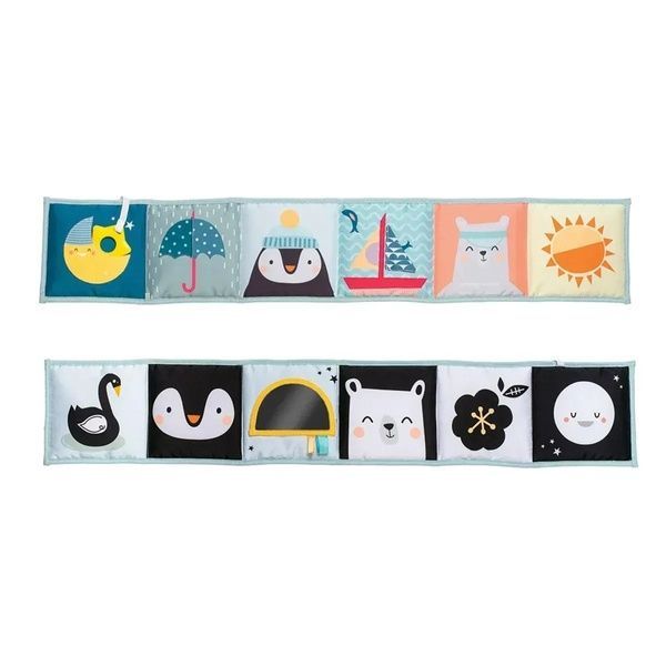 Taf toys Развивающая книжка-раскладушка коллекции "Полярное сияние" Веселые приключения 12385 фото