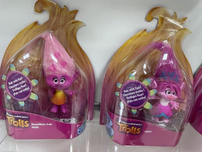Trolls Moxie Collectible Figure - троль Мокси 10 см (тролль , Hasbro C2782) C2782 фото