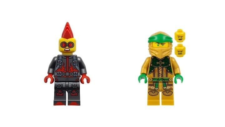 Мініфігурки LEGO Lloyd vs. Miss Demeanor Set 1124029 Ллойд та Міс Демінор металевому боксі 1124029 фото