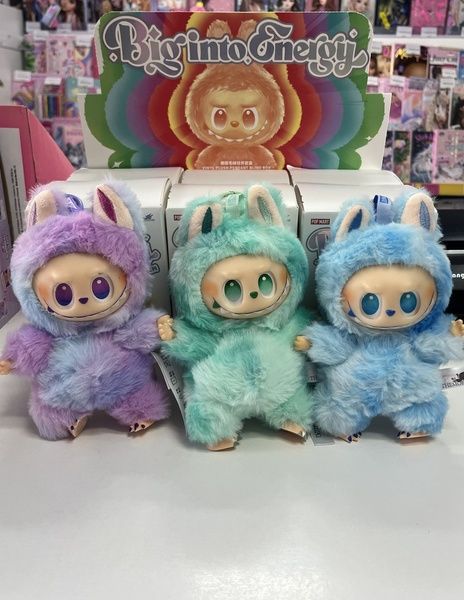 М'яка іграшка Лабубу кола, брелок колекційний The Monsters Labubu сезон3 MOKOKO, Popmart стоячі labubu_s3 фото
