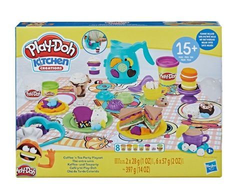 Набір для творчості з пластиліном Hasbro Play Doh Kitchen creatoins "Вечірка з кавою та чаєм" F5751 фото