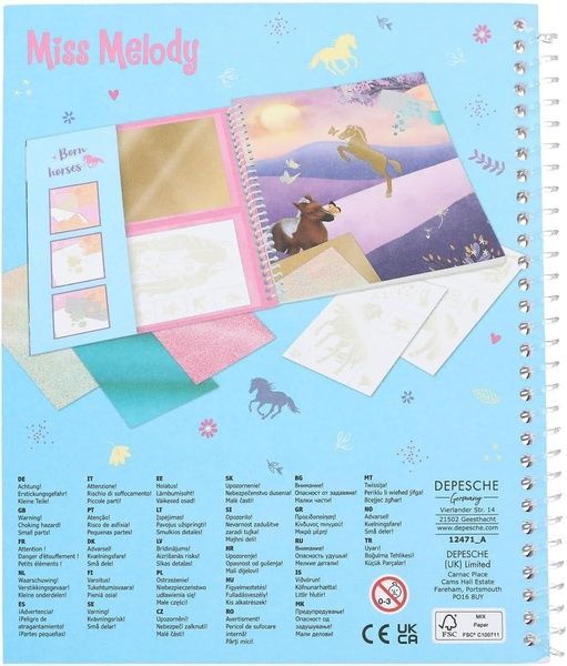 Miss Melody Stick & Shine набор для творчества Сияние 12471 12471 фото