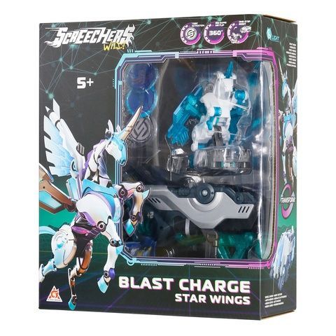Screechers Wild Blast Charge Star Wings S5 L1 V2 Машинка-трансформер скричер Стар Уингс KS686113 фото