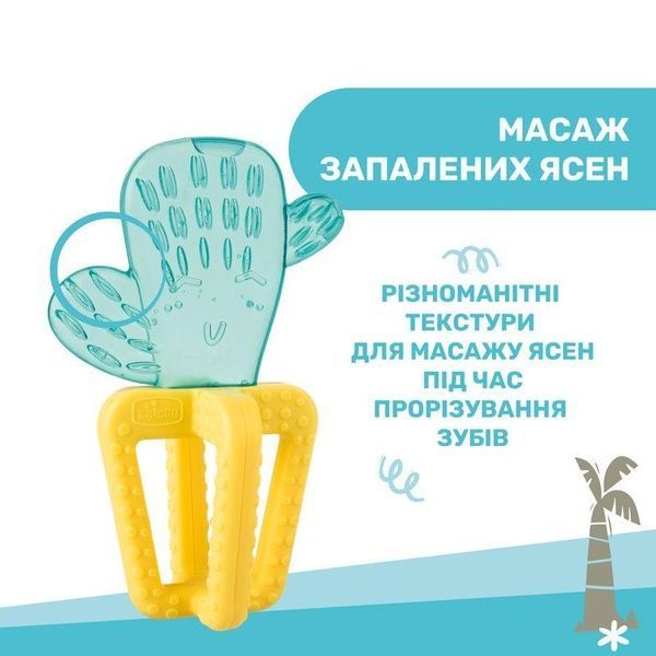 Chicco прорезыватель для зубов "Кактус" 28140.30 фото
