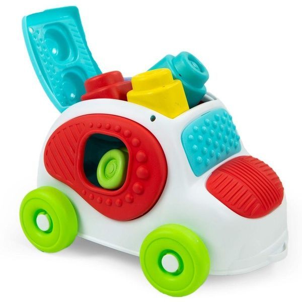 Развивающая игрушка Машинка с конструктором Clementoni "Sensory Car" серия "Soft Clemmy" (8 деталей) 17315 фото