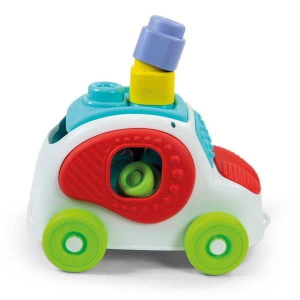 Развивающая игрушка Машинка с конструктором Clementoni "Sensory Car" серия "Soft Clemmy" (8 деталей) 17315 фото