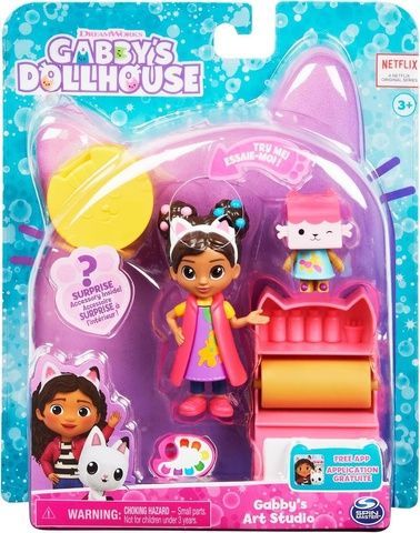 Игровой набор Gabby's Dollhouse Габби набор художественной студии с фигурками и аксессуарами 20130493/1 фото