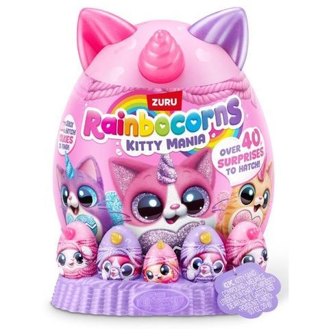ZURU Мягкая игрушка-сюрприз Rainbocorns Kitty Mania 92125 92125 фото