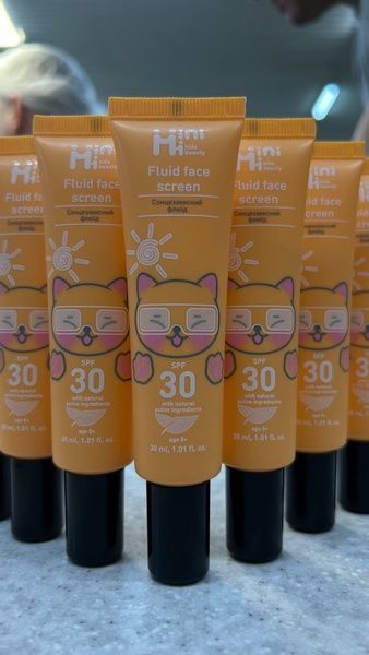 Детский солнцезащитный флюид для лица SPF30 MiniMi 7742 фото