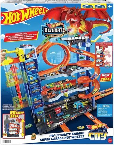 Набор Hot Wheels City Ultimate Garage Легендарный Гараж Игровой набор Хот Уилс с Драконом HKX48 HKX48 фото