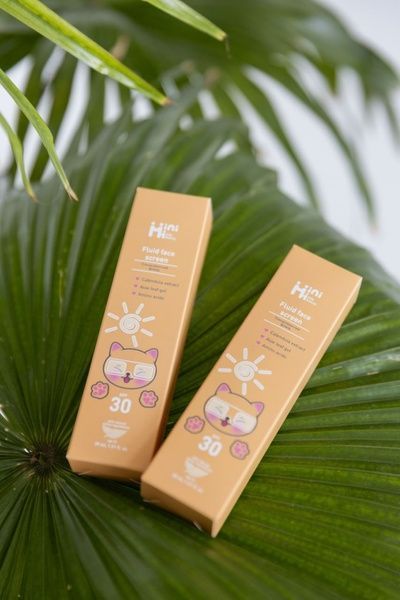 Детский солнцезащитный флюид для лица SPF30 MiniMi 7742 фото
