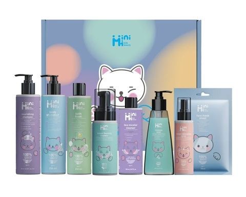 Подарочный Beauty Box MiniMi 8 позиций Бьюти бокс детской уходовой косметики 9579 фото
