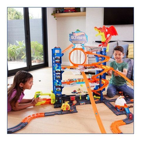 Набор Hot Wheels City Ultimate Garage Легендарный Гараж Игровой набор Хот Уилс с Драконом HKX48 HKX48 фото