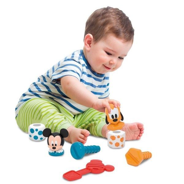 Clementoni&nbsp;Развивающая игрушка "Mickey & Pluto Build & Play" серія "Disney Baby" 17814 фото