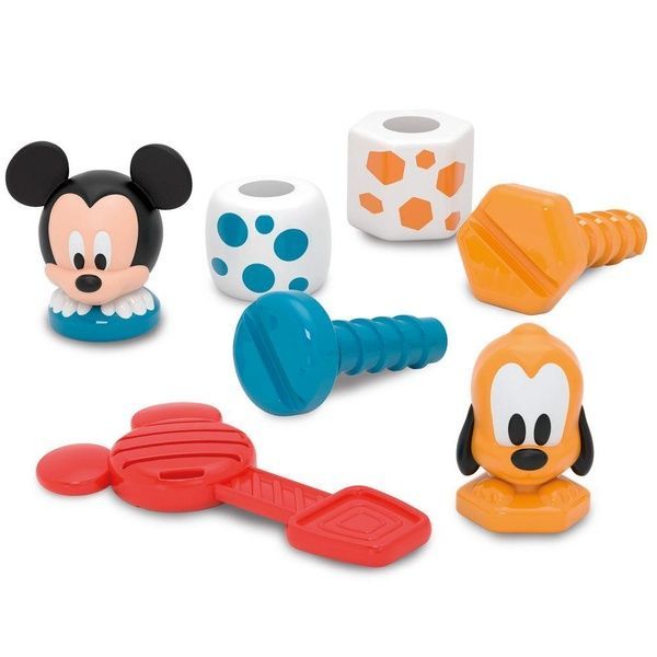 Clementoni&nbsp;Развивающая игрушка "Mickey & Pluto Build & Play" серія "Disney Baby" 17814 фото