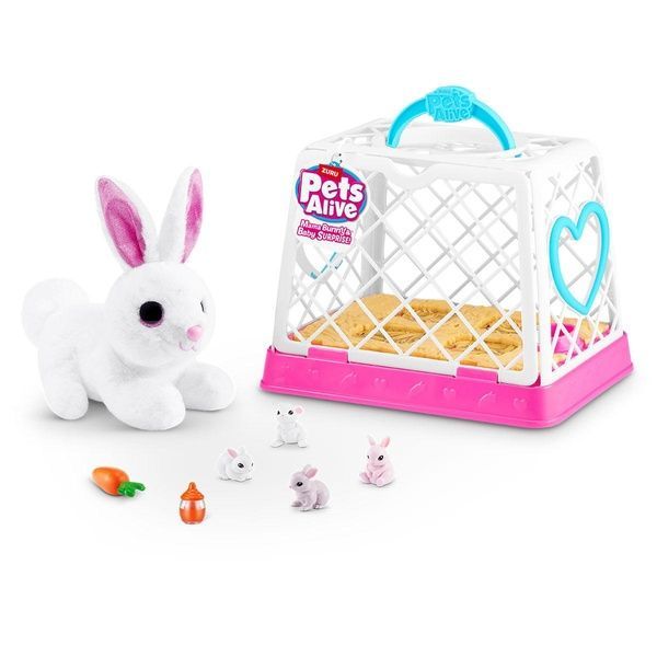 Интерактивная игрушка Pets Alive Мама кролица с сюрпризом (9554) 9554 фото