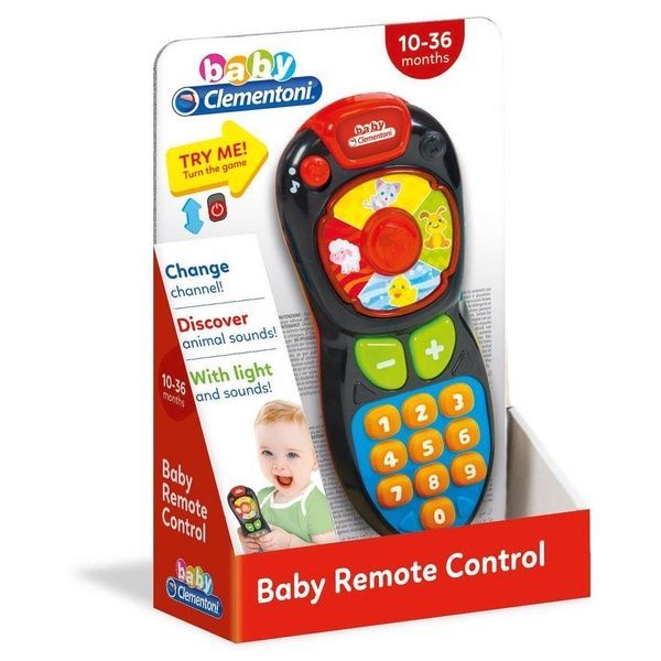 Музыкальная игрушка пульт Clementoni Baby Remote Control 17180 фото