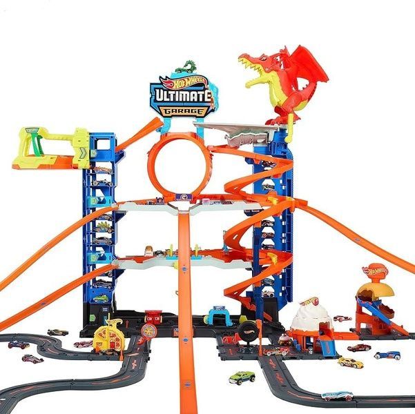 Набор Hot Wheels City Ultimate Garage Легендарный Гараж Игровой набор Хот Уилс с Драконом HKX48 HKX48 фото