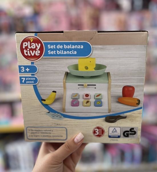 Деревянные игрушечные весы Playtive 992114 фото
