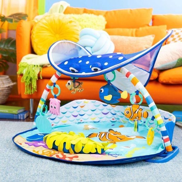 Bright Starts Розвиваючий&nbsp;килимок з звуковими та світловими ефектами "Finding Nemo Mr Ray Ocean" 11095 фото