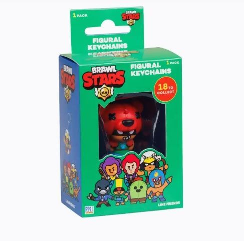 Фігурка-брелок Brawl Stars &mdash; колекційні мініфігурки героїв (в асортименті) 581353 фото