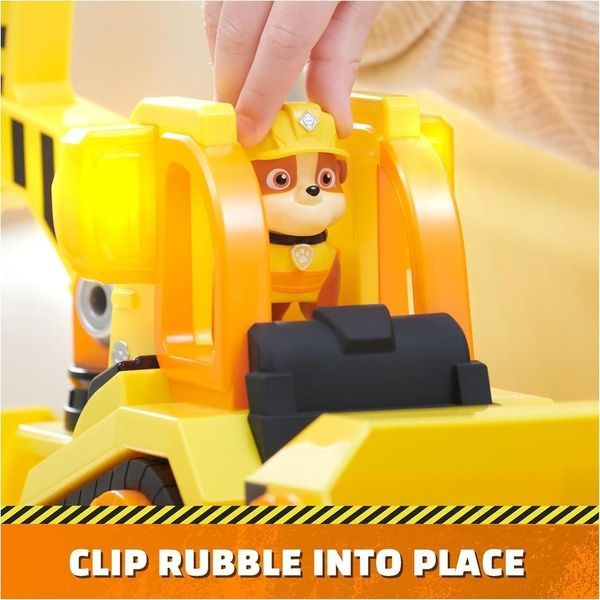Игровой набор Rubble and Crew Rubble's Bark Yard Deluxe Bulldozer бульдозер трансформер Кремеза 6068074 фото