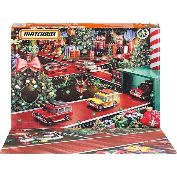 Новорічний Адвент календар Matchbox Хот Вілс Hot Wheels Advent Calendar Mattel HLH04 фото