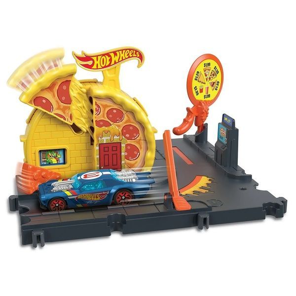 Игровой набор Hot Wheels Приключения в городе "Пиццерия" HMD53 фото