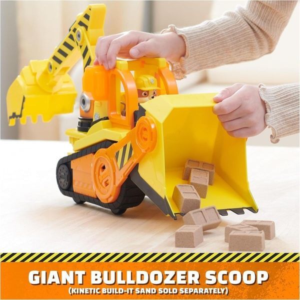 Игровой набор Rubble and Crew Rubble's Bark Yard Deluxe Bulldozer бульдозер трансформер Кремеза 6068074 фото
