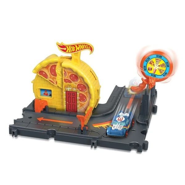 Игровой набор Hot Wheels Приключения в городе "Пиццерия" HMD53 фото
