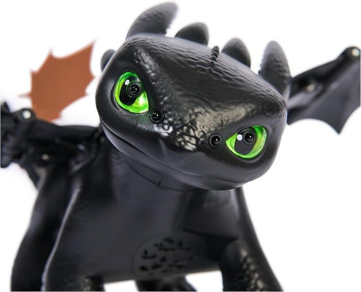 Інтерактивна іграшка Dragons "Як приборкати дракона" Беззубик зі світлом та звуком Приборкай та тренуй 20151575 фото