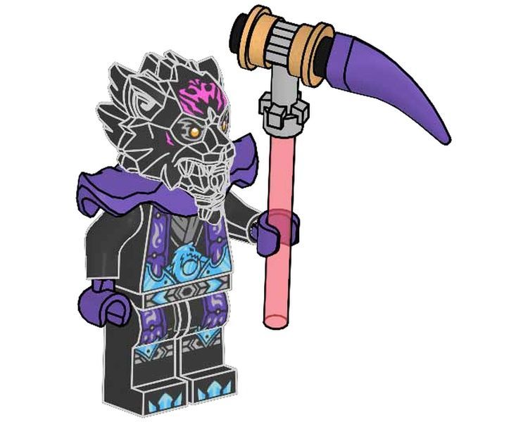 Коллекционная минифигурка LEGO Ninjago 892409 Dragons Rising: Lord Ras Minifigure 892409 фото