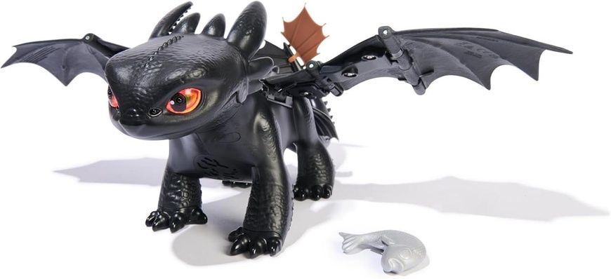 Інтерактивна іграшка Dragons "Як приборкати дракона" Беззубик зі світлом та звуком Приборкай та тренуй 20151575 фото