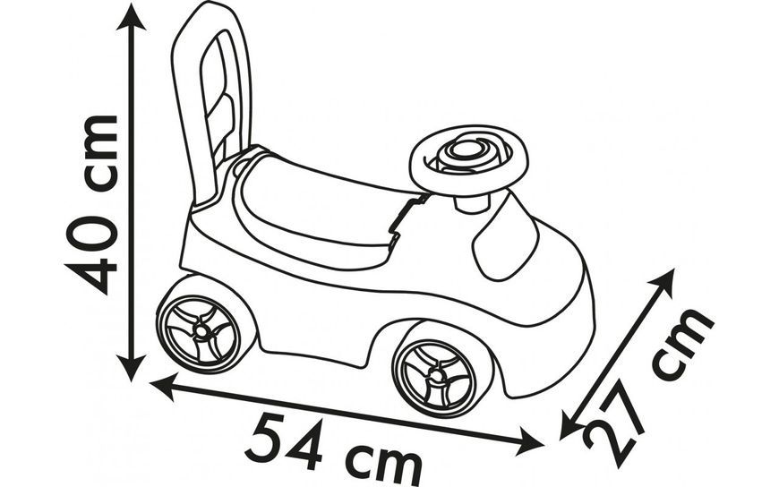 Толокарь машинка-каталка Smoby Стич 7600720552 фото