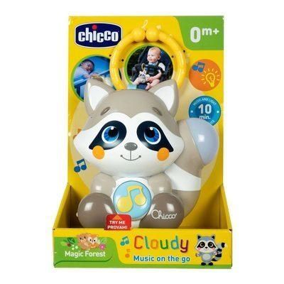 Музыкальная подвеска Chicco Енот Клауди 2 в 1 (10065.00) 10065 фото