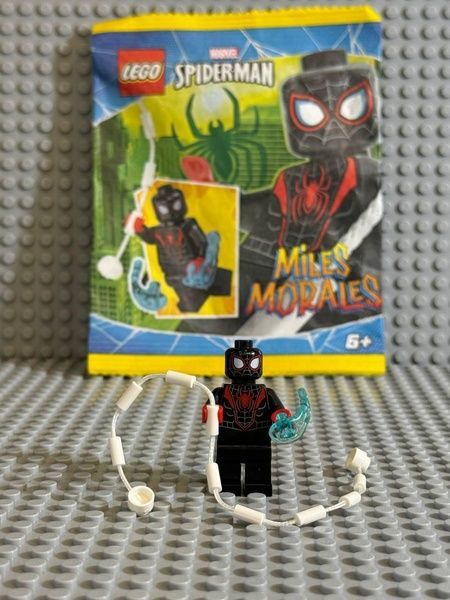 Lego Super Heroes Marvel Spider Man Miles Morales: минифигурка Майлз Моралес из Человек паук 682402 682409 фото