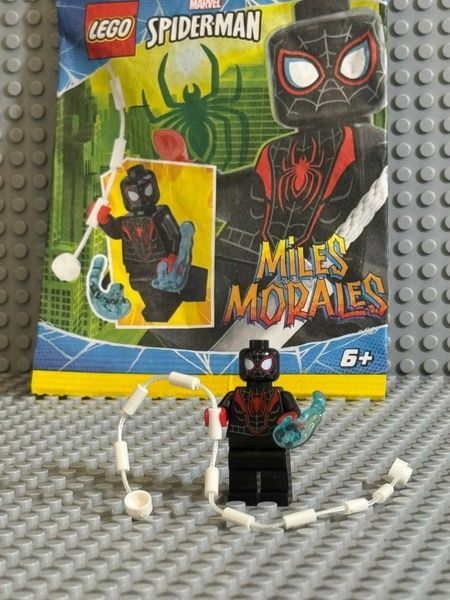 Lego Super Heroes Marvel Spider Man Miles Morales: минифигурка Майлз Моралес из Человек паук 682402 682409 фото