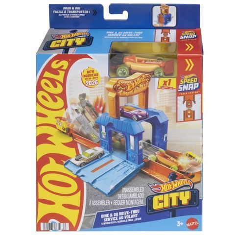 Игровой набор Hot Wheels City Играй и мчи Скоростной перекус JHL43 JHL43 фото