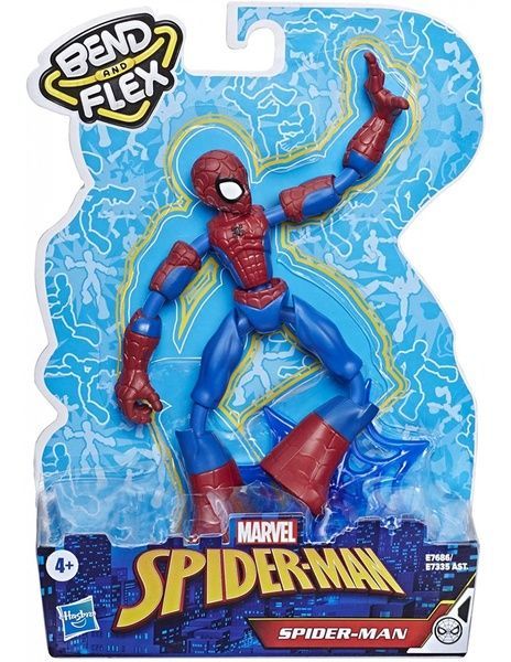 Гибкая фигурка Человек-паук Бенди Spiderman Bend and flex 15 см Hasbro E7686 E7686 фото