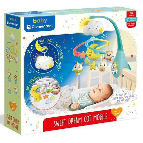 Clementoni&nbsp;Мобиль на кроватку 2 в 1 "Sweet Dream" со световыми и звуковыми эффектами 17710 фото