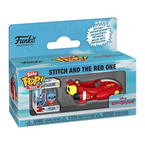 Игровая фигурка FUNKO Bitty POP Ride - Стич в красном крейсере 85522 фото