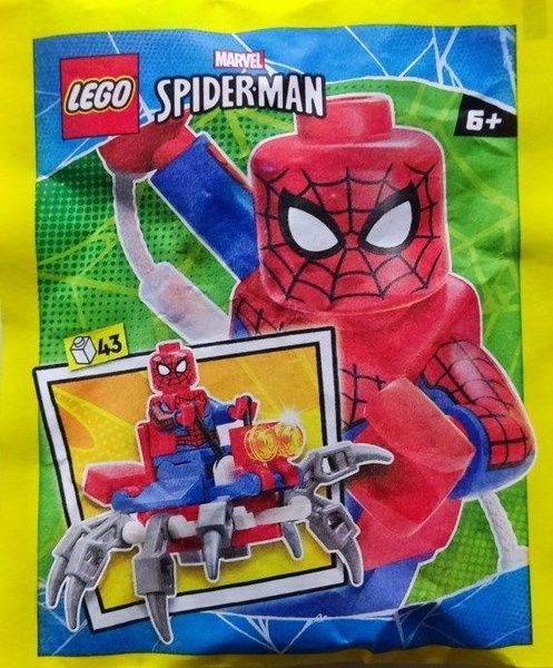 Lego Super Heroes Marvel Spiderman: минифигурка Спайдермен из Человек паук 682402 682404 фото
