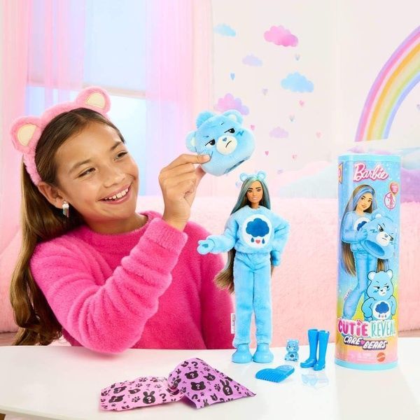 ​Кукла Barbie Cutie Reveal Care Bears Мишка Ворчун JCN96 фото