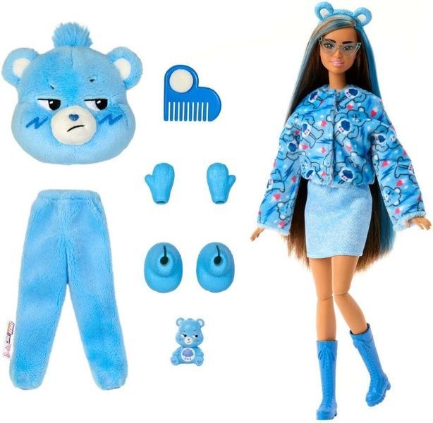 ​Кукла Barbie Cutie Reveal Care Bears Мишка Ворчун JCN96 фото