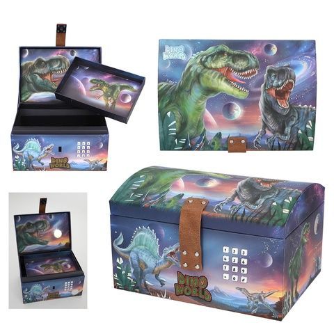 Dino World шкатулка на кодовом замке со звуком и подсветкой 13441 13441 фото