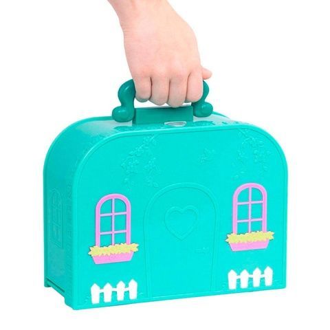 Игровой набор Li'l Woodzeez Кейс голубой Гостиная с аксессуарами WZ6599Z WZ6599Z фото