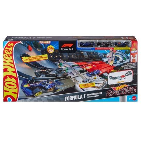 Hot Wheels Игровой набор Трасса Гран-при Formula 1 с 3 машинками JDY16 фото