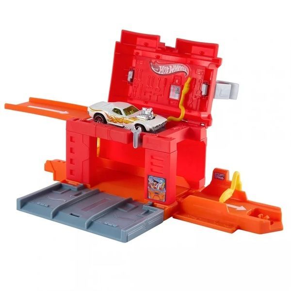 Игровой набор Hot Wheels City Играй и мчи "Скоростная автомастерская" JHL43 фото